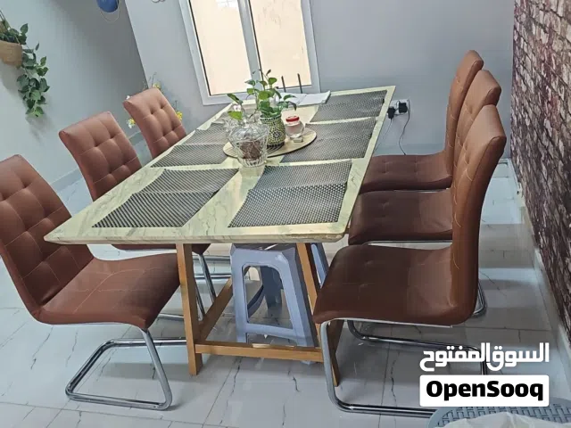 طاولة طعام 6 كراسي