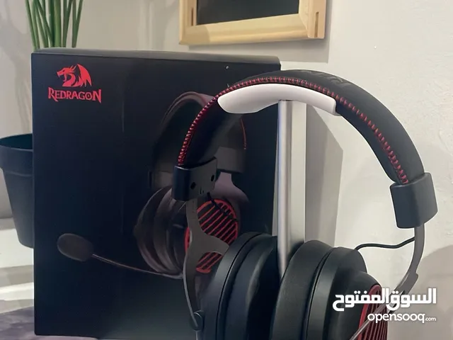 سماعة Redragon Luna الاصليه شبه جديده