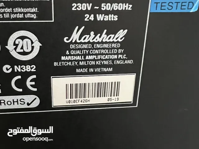 Marshall electric guitar amplifier مضخم صوت مارشال اصلي خاص للكيتار
