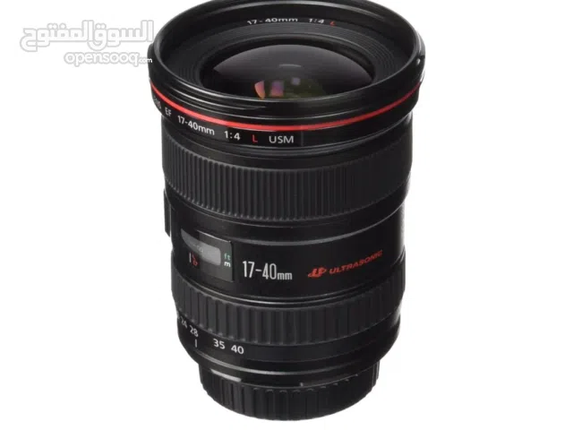 للبيع عدسة  Canon EF 17-40mm f/4L USM  من الفئة الاحترافية L Series