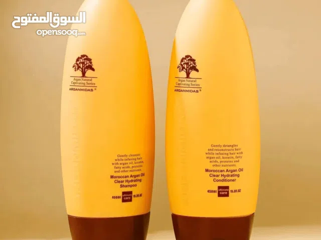 *مجموعة ارغان بديل ميداس للعناية بالشعر شامبو بلسم من فاكتوريا* يحتوي كل منتج على زيت الأرجا