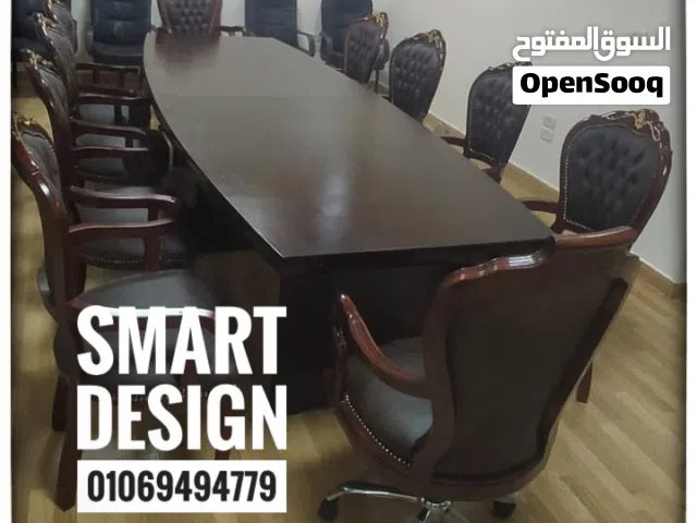 ترابيزات إجتماعات مودرن دهانات متاح جميع المقاسات بخامات عاليه الجوده