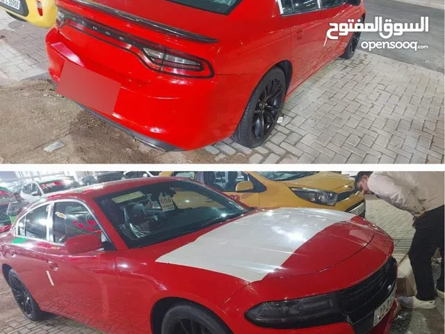 دوج جارجر 2019 للبيع كفالة مواصفات خليجي لون أحمر مميز رقم اربيل الجديد مع هزة سنوية لل30
