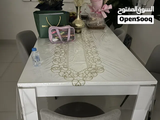 طاوله كراسي طعام من بان مع 6 كراسي
