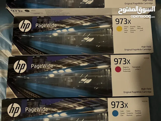 HP 973X Original High Yield Ink Cartridge Full Set(Black,Cyan,Magenta,Yellow)For PageWide Pro Series