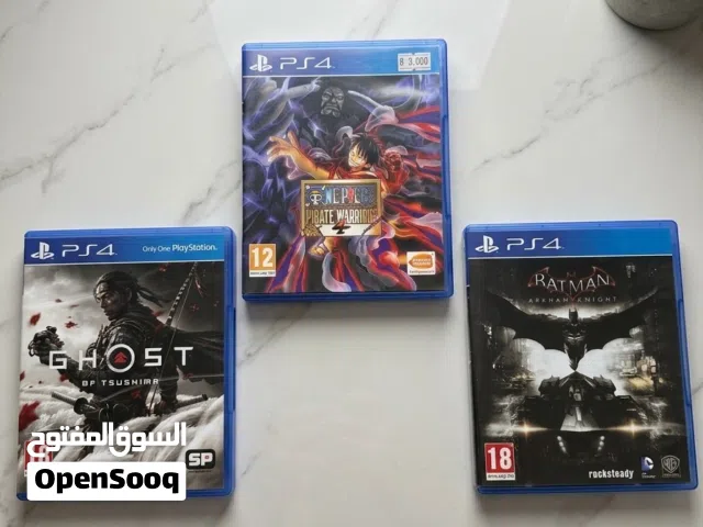PS4 Games for Sale – Ghost of Tsushima / One Piece / Batman