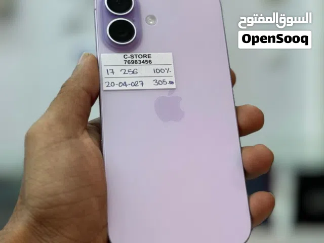iPhone 17 -256 GB - Box piece- Good device for sale - warranty 20/4/27