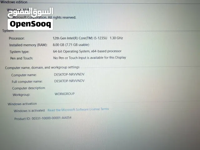 Lenovo laptop clean condition