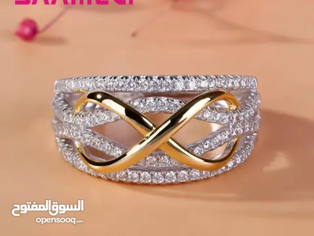 خاتم فضه انفينيتي نسائي هدايا المناسبات