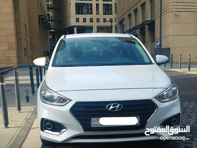 هونداي اكسنت 2020 لون ابيض فحص كامل جمرك حديث