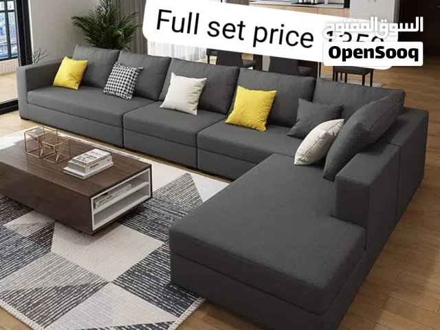 L-Shaped Sofa Set – Stylish, Spacious, Comfortable طقم أريكة على شكل حرف L - أنيق، واسع، ومريح