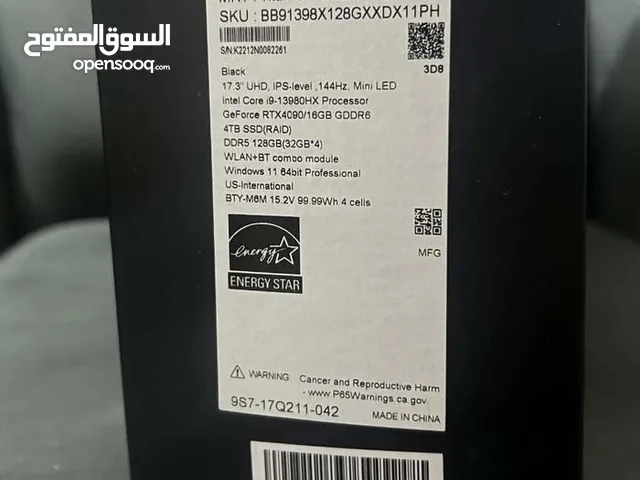 MSI Titan GT77 HX 13V