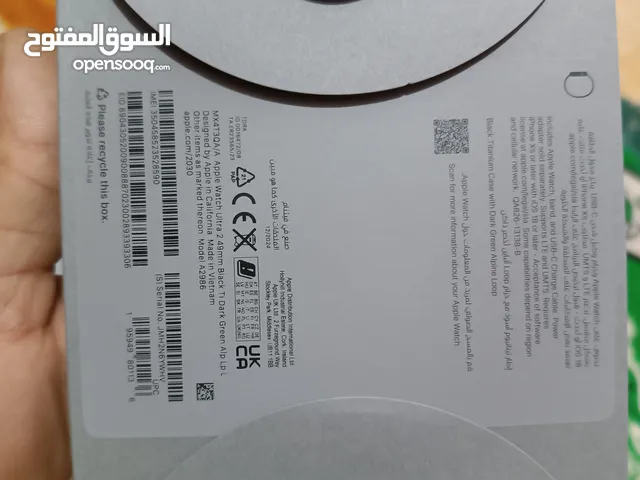 ساعه ابل الترا 2 مقاس49 جديده يوجد عدد