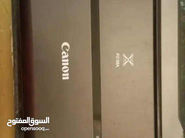 طابعه الوان محموله كانون اصلي wifi حجمها صغير جدا وتتحرك بيها