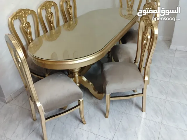 #_طاولة_سفره_مصريه_تفصيل_عليها_زجاج_حراري بحاله الوكاله استخدام مده قصيره وخشبها زان بالكامل ودهان و