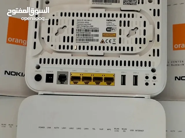 موسعات اشارة 5g للفايبر وكل الشبكات  نوكيا ac1600  موجتين 2.4+5g السرعة  1300 ميجا لموجة 5g 450 ميجا