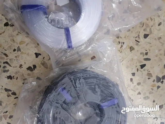 خيوط طابعات 3D ثلاثيه الابعاد 1.75mm(ابيض +اسود)