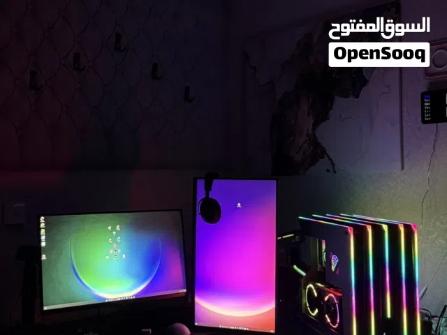 Setup Gaming كامل  i9-14900KF + RTX 5070 Ti + شاشتين Samsung Odyssey G6