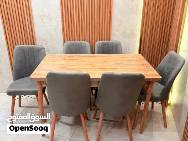 ميز طعام تركي مع 6 كراسي متوفر 4 كراسي ايضا