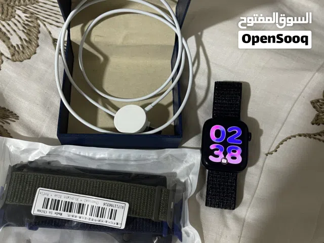 ساعة ابل الجيل 8 مقاس 45m حالة المصنع نظيف جدا
