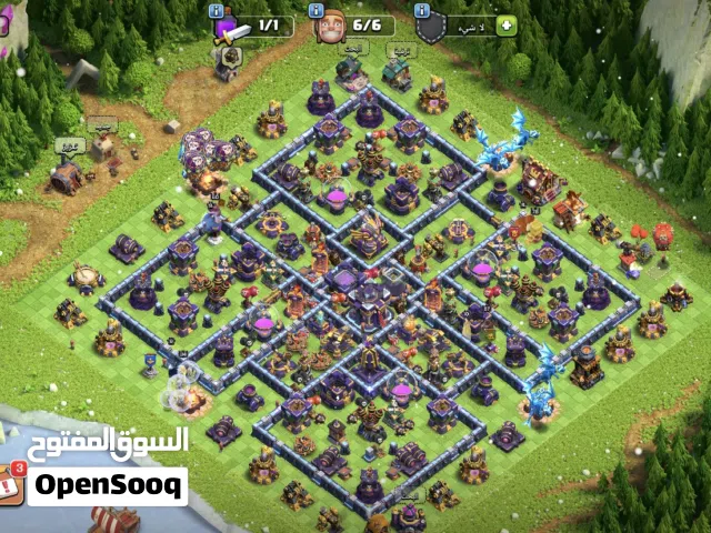 بيع حساب كلاش اوف كلانس