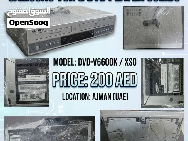 For Sale: Vintage Samsung VCR & DVD Player Combo (Model: DVD-V6600K) – 100% Fully Working Condition!