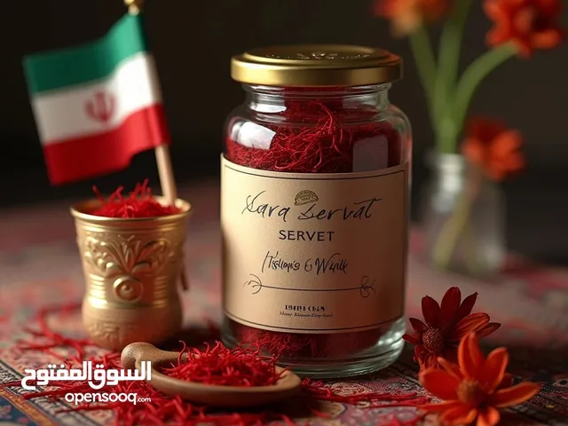 زعفران إيراني فاخر - جودة تصديرية عالية
