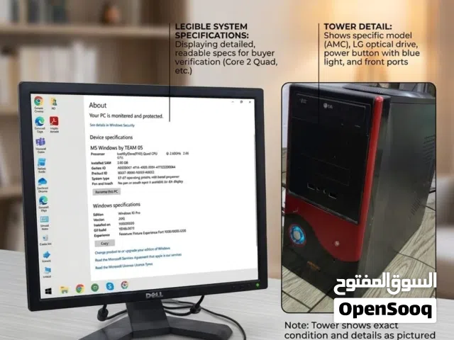 Used dell desktop for sale