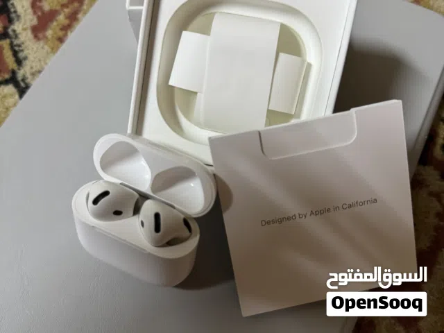 سماعه ابل الاصليه ايربودز 4 الاصدار الجديد تدعم ميزه العزل ضمان ابل فيه