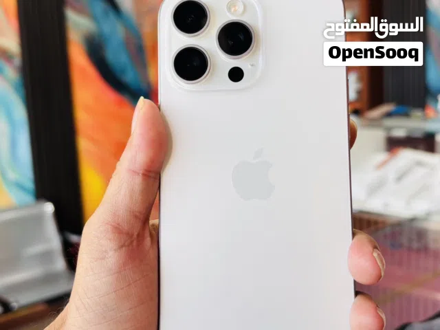 iPhone 15 Pro Max, 256gb White Arabic