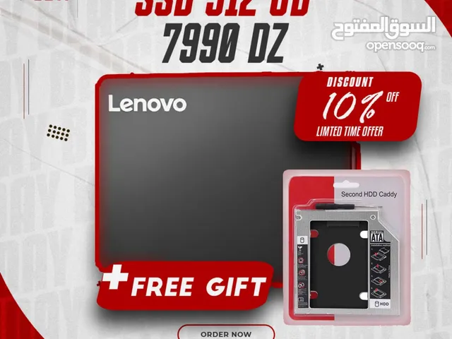 SSD 512 GB Lenovo+gift هدية