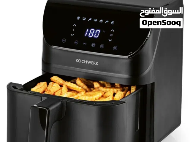 Rachs KOCHWERK 4L Digital Hot Air Fryer with Touch Screen for Low Fat Cooking, Grilling or Cooking W