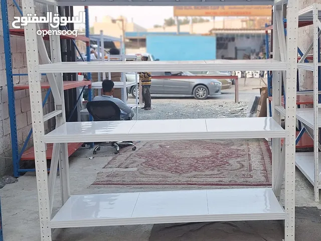 Heavy-Duty Metal Storage Rack with Adjustable Shelves