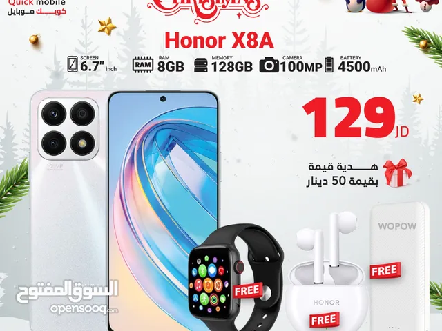 HONOR X8A ( 128 GB ) / 8 RAM NEW /// هونور اكس 8 ايه ذاكره 128 جيجا الجديد