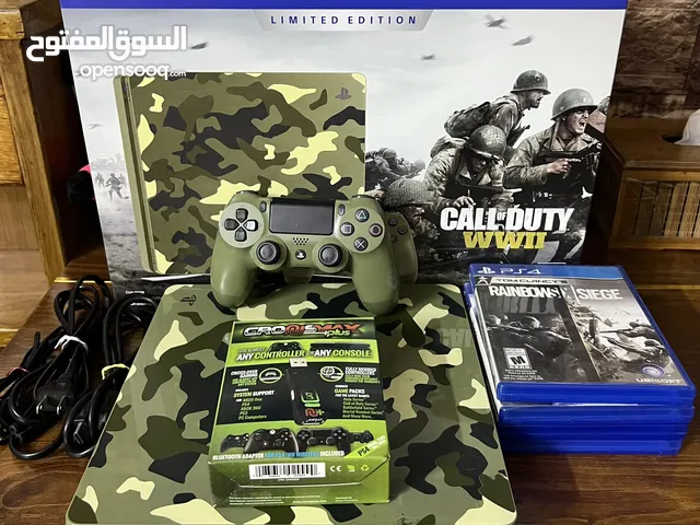 جهاز PS4 slim مساحة 1TB نظافة 100% مع ملحقات اضافية كما في الوصف