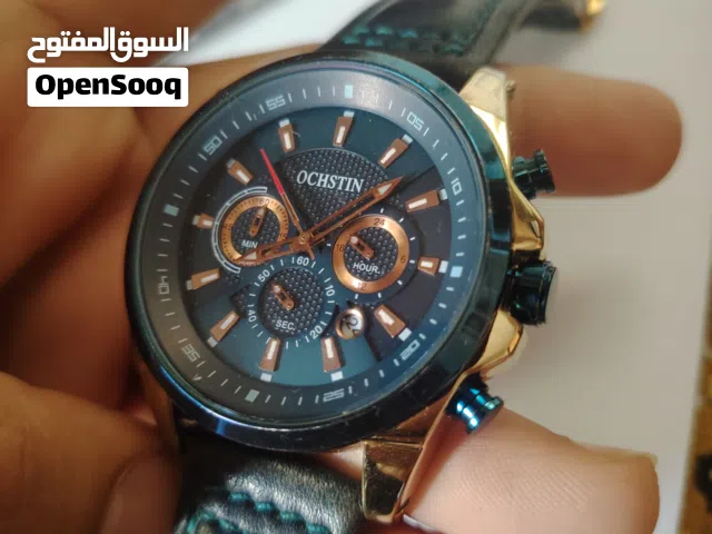 ساعة OCHSTIN جلد طبيعي لون مميز وجميل