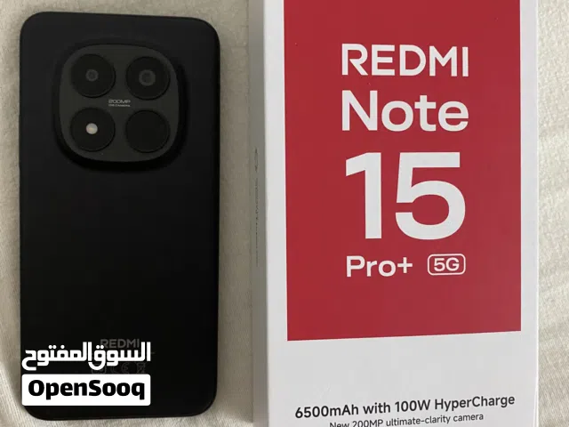 Redmi note 15 pro+ 5g استعمال شهر بحال الوكاله