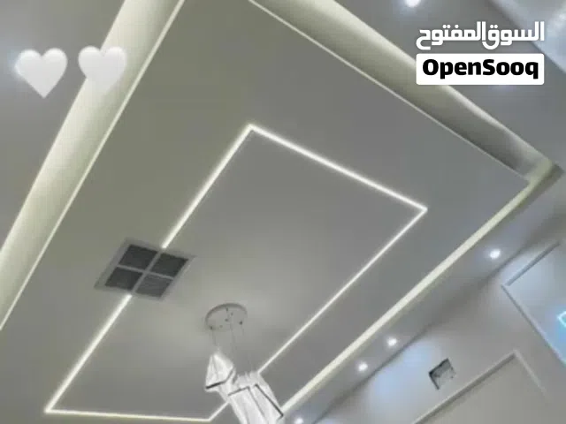 سلام عليكم جميع الديكورات جبس بورد مواد وعمل  تركيب  وطلس وصبغ