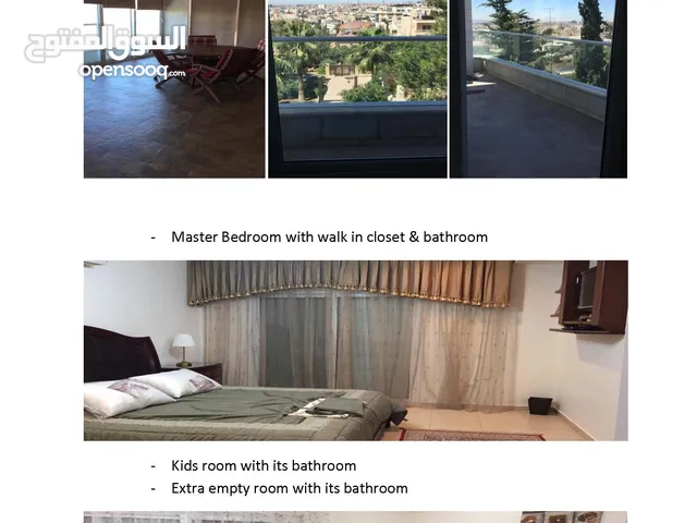 Luxurious 3 Bedroom 400M Apartment on top of a hill for Rent Amman Jordan