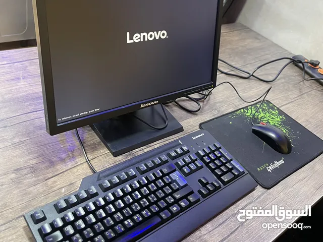 كمبيوتر صغير LENOVO جيل سابع مع شاشة LENOVO حجم كبير