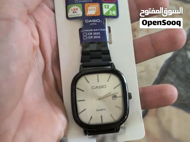 ساعة كاسيو بالستايل الجديد وألوان متعددة