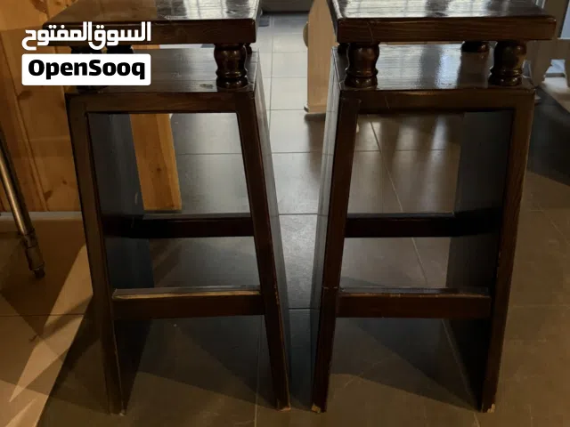 كرسي طويل خشب سوليد