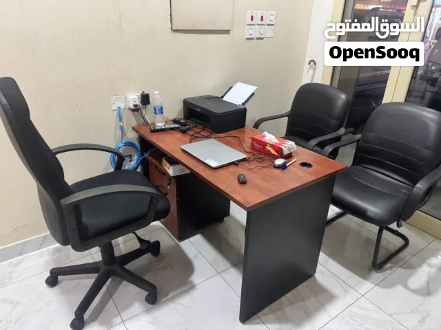 office desk and chairs