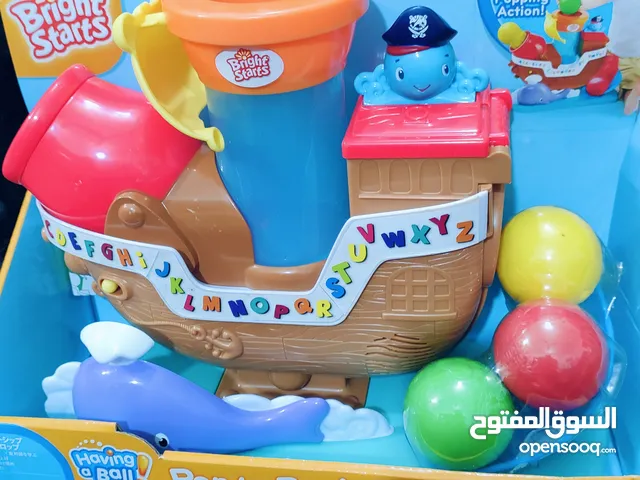 العاب اطفال مسليه وممتعه سفينه القراصنه بمدفع كرات ملونه