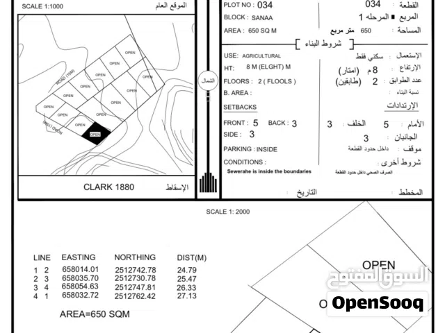 ارض سكنيه في صنعاء ابراء