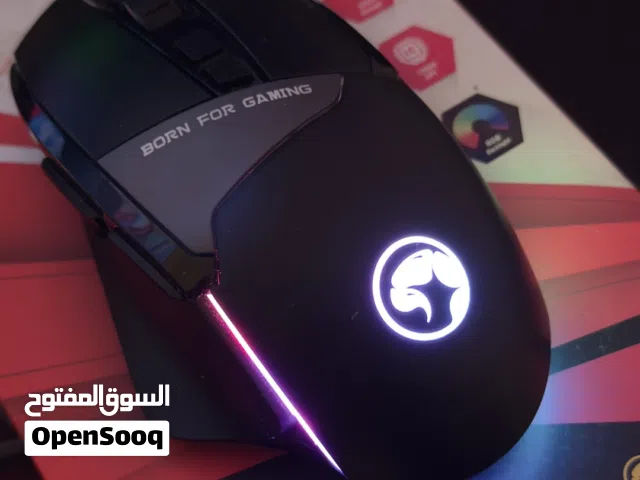 ماوس وكيبورد marvo ميكانيكال سويتش احمر تحكم كامل والماوس سريع جدا مع كبسات اضافية للمحترفين
