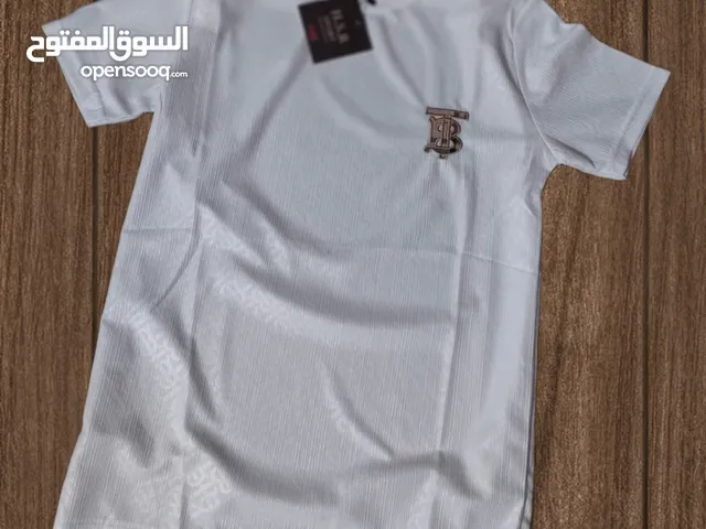 تيشيرت رجالي خامه جاكار حرير تركي مناسب للارتداء اليومي في الربيع والصيف