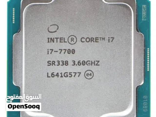 معالج i7 7700 بكرت شاشة مدمج ممتاز للي ناوي يطور جهازه ويزيد الأداء