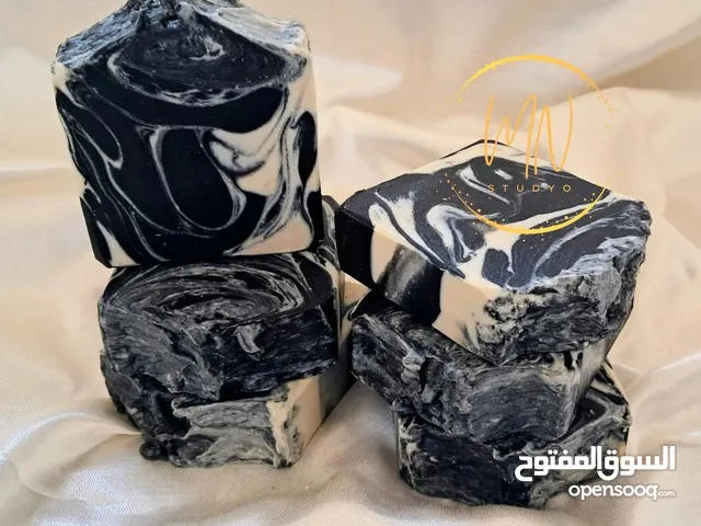100g Soap - 8$ - Activated Charcoal and Kaolin Clay - صابونة الفحم النشط وطين الكاولين