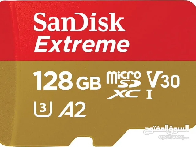 بطاقة ذاكره 128 جيجا سانديسك اكستريم اصليه SanDisk 256GB Extreme